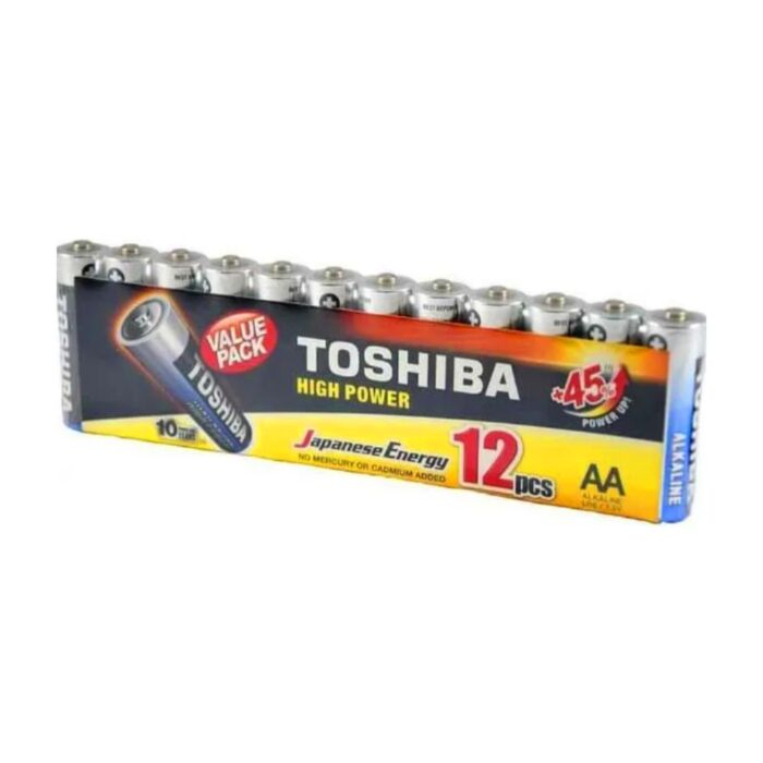 Toshiba High Power Αλκαλικές Μπαταρίες AA 1.5V (Συσκευασία 12 τεμάχια)